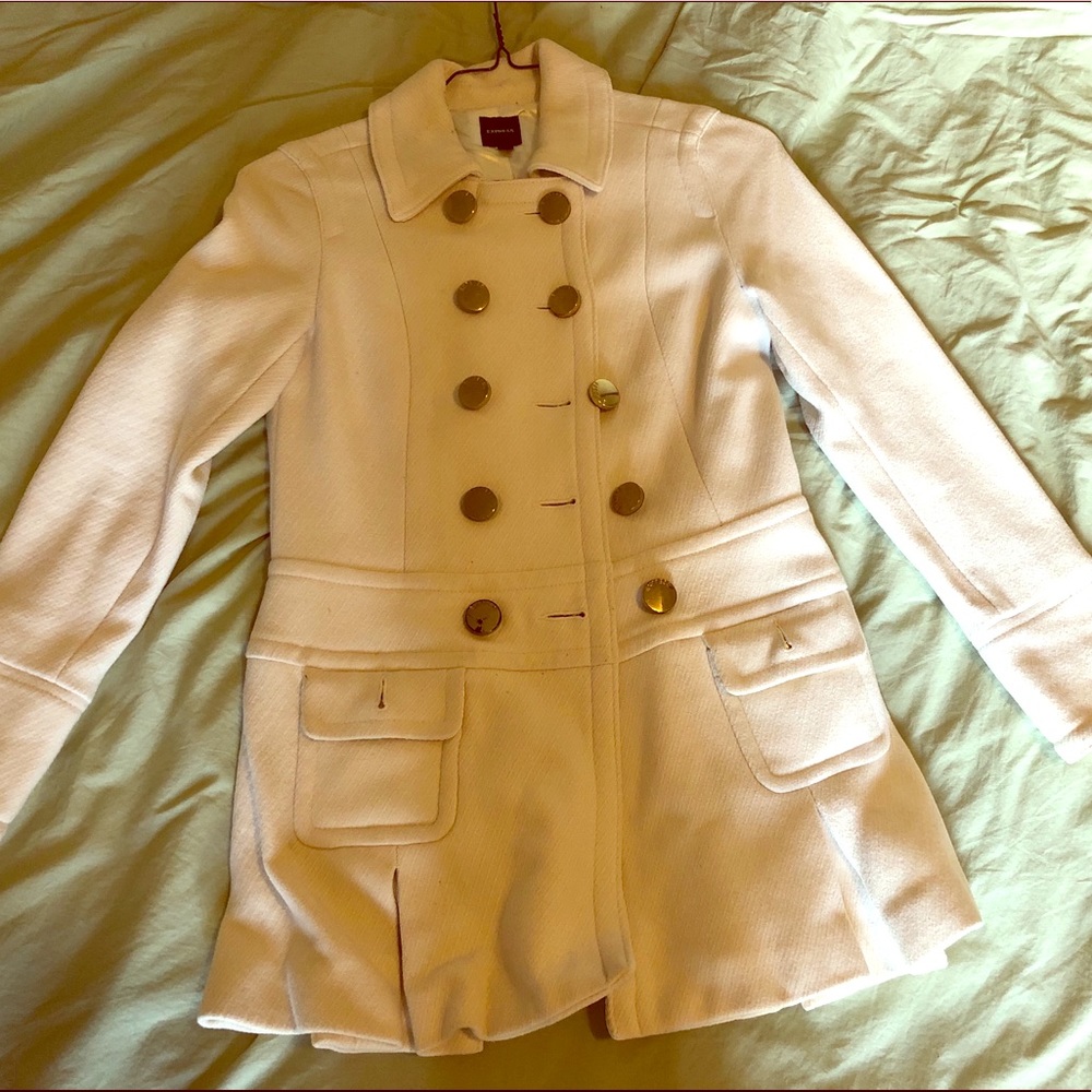 Express cream jacket size xs
